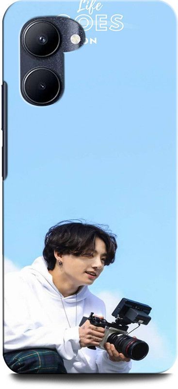 ORBIQE Back Cover for Realme C33 BTS, V, JUNGBOOK, JIMIN, JIN, BTS ARMY, SINGER, BOY BAND  (Multicolor, Hard Case, Pack of: 1)