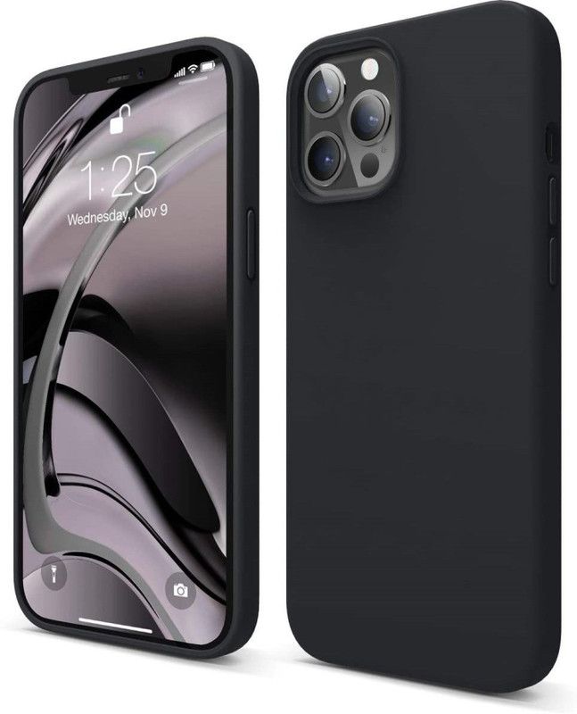 Value Back Cover for Apple iPhone 12 Pro  (Black, Shock Proof, Pack of: 1)