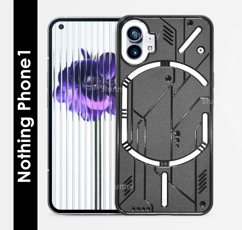 Stunny Bumper Case for Nothing Phone 1  (Black, Camera Bump Protector, Pack of: 1)