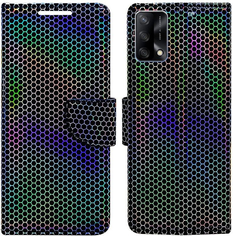 AD Enterprises Flip Cover for Oppo F19 ( World's First Colour Changing Flip Cover )  (Multicolor, Magnetic Case, Pack of: 1)