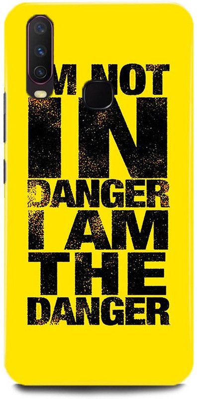 play fast Back Cover for Vivo Y15/1901 DANGER PRINTED  (Multicolor, Hard Case, Pack of: 1)