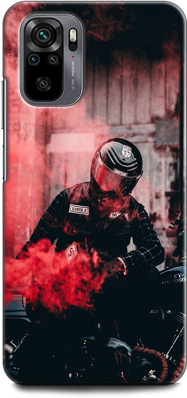 INDICRAFT Back Cover for REDMI Note 11 SE BIKE, SUPERBIKE, BIKE RACER, RED  (Multicolor, Shock Proof, Pack of: 1)