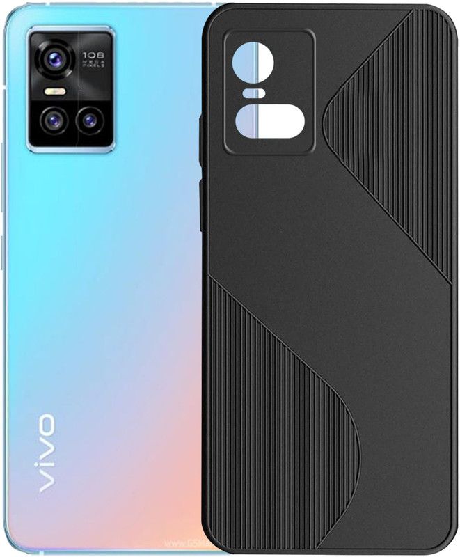 Flipkart SmartBuy Back Cover for vivo S12 Pro  (Black, Silicon, Pack of: 1)