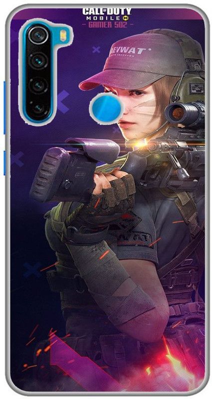 CROKIAN Back Cover for Redmi Note 8 Pubg soldier Back Cover  (Multicolor, Hard Case, Pack of: 1)