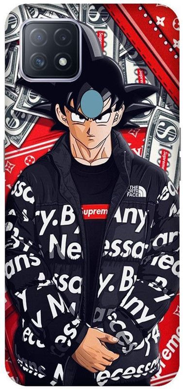 BYXIS Back Cover for Oppo A15 goku, Dragon Ball Z, Cartoon, Anime, Kame Hame, Strong, Coku, Super Saiyan  (Multicolor, Shock Proof, Pack of: 1)