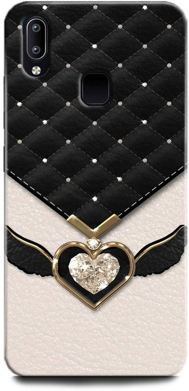 Afterglow Back Cover for Vivo V9 HART, LOVE, BLAK, MATE, TEXTURE, ART  (Multicolor, Shock Proof, Pack of: 1)