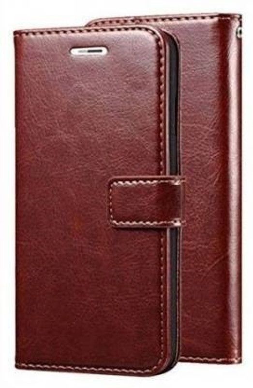 JBJ Flip Cover for VIVO Y50  (Brown, Dual Protection, Pack of: 1)