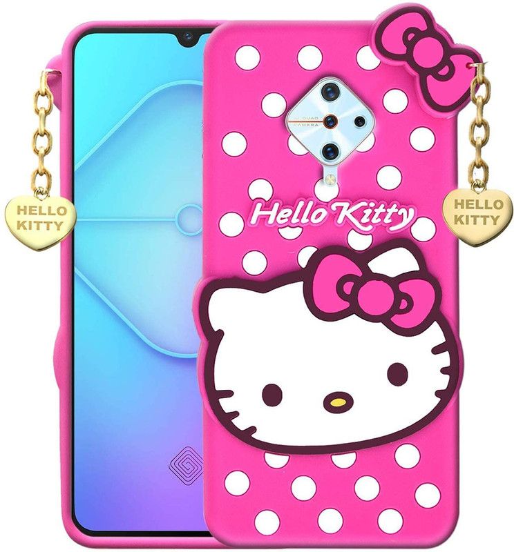 COVERBLACK Back Cover for Vivo S1Pro /Vivo 1920  (Pink, Dual Protection, Silicon, Pack of: 1)