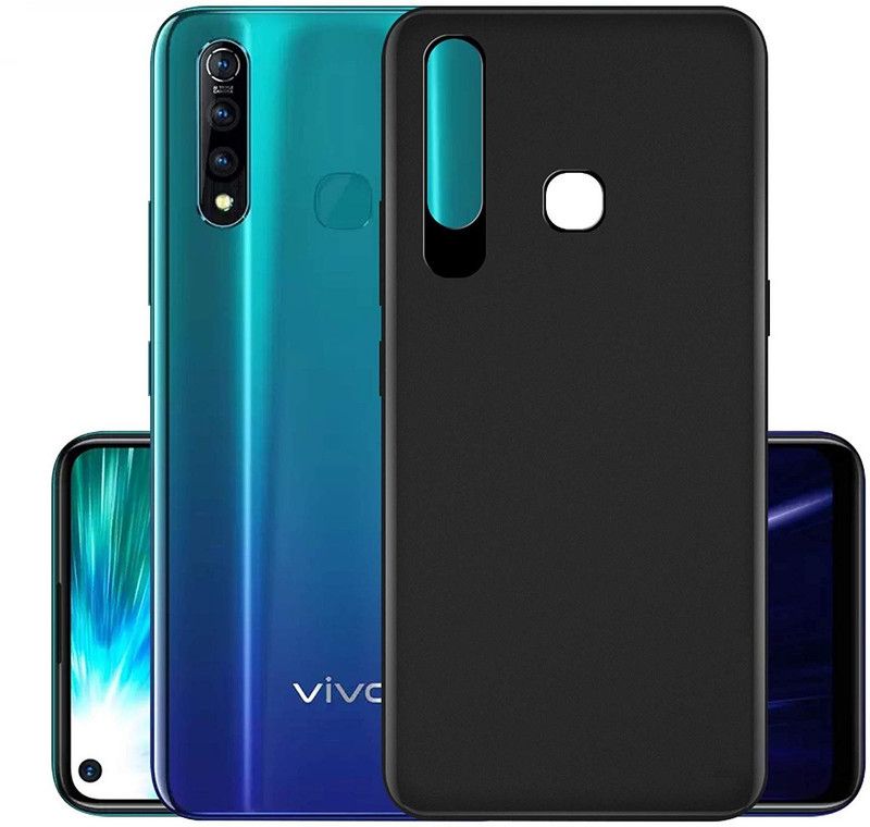 Snatchy Back Cover for Vivo Z1 Pro  (Black, Silicon)