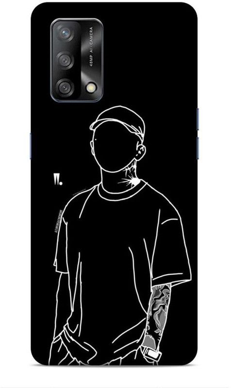 SmashItUp Back Cover for Oppo F19 Alone / Boy Design  (Multicolor, Hard Case)