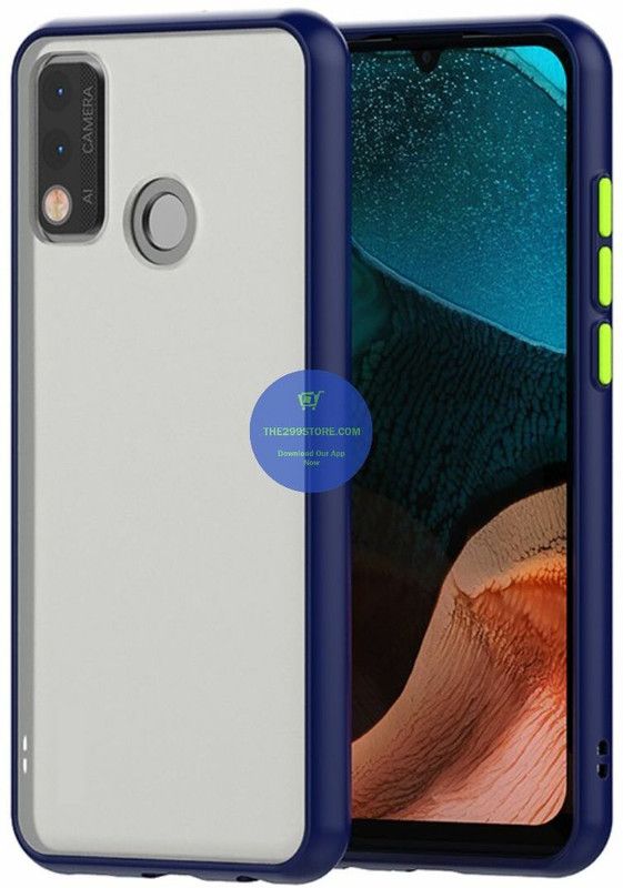 Obstinate Back Cover for Motorola Moto E6S 2020  (Blue, Hard Case)