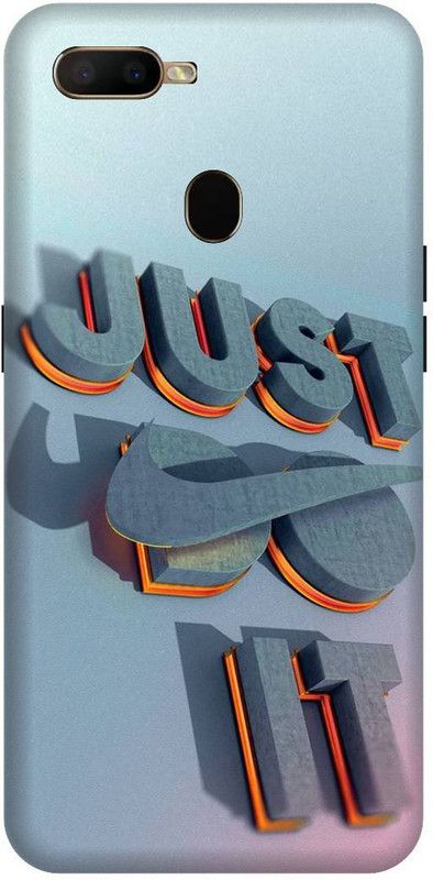 SSMORYA Back Cover for OPPO A5s, Just Do It Multicolour Printed  (Multicolor, Shock Proof, Pack of: 1)
