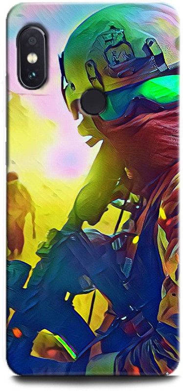 INDICRAFT Back Cover for Redmi Note 5 Pro, ARMY, SOLDIER, COLOURFUL, WAR, GAME, COUNTER STRICK  (Multicolor, Hard Case, Pack of: 1)