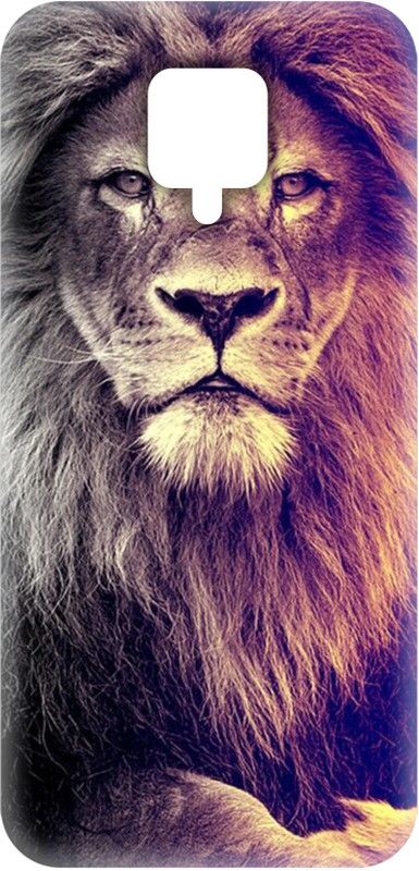 Smutty Back Cover for Poco M2 Pro, MZB9623IN - Lion Print  (Multicolor, Hard Case)