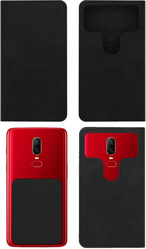 ACM Flip Cover for Honor 9X  (Black, Cases with Holder, Pack of: 1)