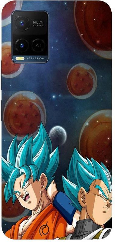 Bluvver Back Cover for Vivo Y21,V2111, Printed Blue Dragon Back Cover  (Multicolor, Hard Case, Pack of: 1)