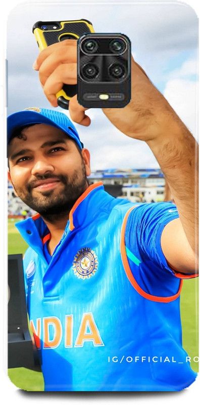 MP ARIES MOBILE COVER Back Cover for Redmi Note 9 Pro Max, Rohit,sharma,india,team,mumbai,indians,  (Multicolor, Hard Case, Pack of: 1)