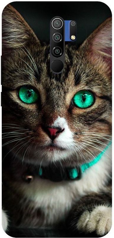 URCHIN Back Cover for Redmi 9 prime Cat, Animal, Cute cat, funny, Pussycat, Meow  (Multicolor, Shock Proof, Pack of: 1)