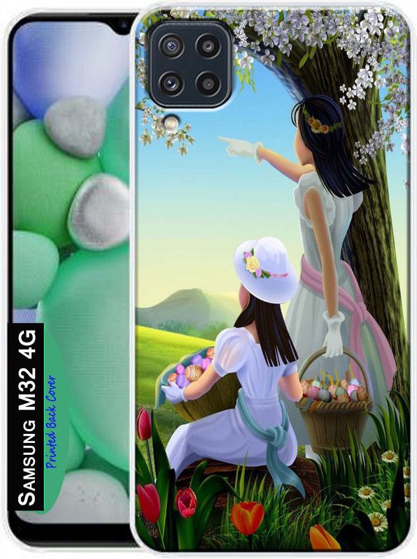 KENTAROELENE Back Cover for Samsung Galaxy M32 4G, Samsung M222  (Multicolor, Dual Protection, Silicon, Pack of: 1)
