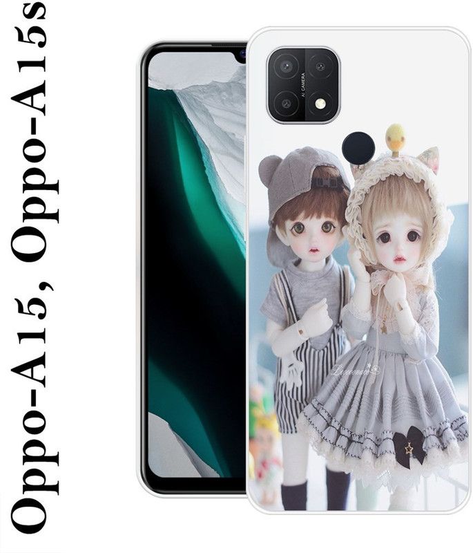 redfly Back Cover for Oppo A15  (Multicolor, Grip Case, Silicon)