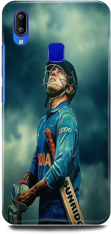 FUGGA Back Cover for vivo V9 Pro, 1851/PD1730DF_EX, MS, DHONI, 7, MAHENDRA, SINGH, DHONI, CSK, PLAYER  (Blue, Hard Case, Pack of: 1)