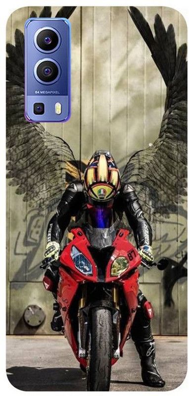 Skyhawk Back Cover for Vivo Y72 (5G) Red Apach RTR310  (Multicolor, Waterproof, Silicon, Pack of: 1)