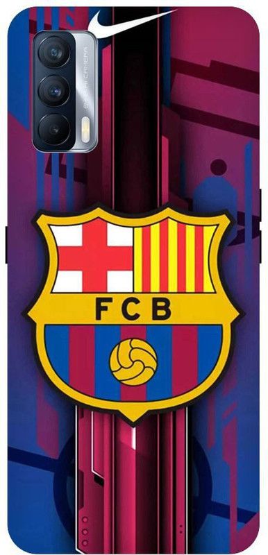 URCHIN Back Cover for Realme X7 FCB, Barcelona, Football club, Messi, Sports, Football  (Multicolor, Shock Proof, Pack of: 1)