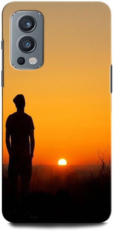 ORBIQE Back Cover for OnePlus Nord 2 5G ALONE BOY, NATURE, SUN, PHOTOSHOT, MORNING VIBES  (Multicolor, Hard Case, Pack of: 1)