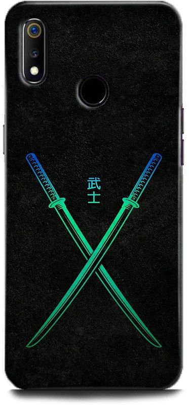 Afterglow Back Cover for Realme 3 KATANAS, SWORDS, TALWAR, WEAPON  (Multicolor, Shock Proof, Pack of: 1)