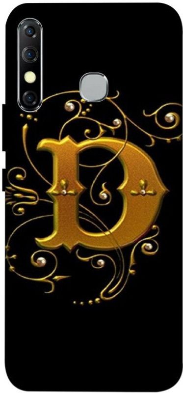 LUCKY MOBI.COM Back Cover for Infinix Hot 8 ( d name, letter name) PRINTED BACK COVER  (Multicolor, Waterproof, Pack of: 1)
