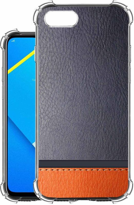 Snazzy Back Cover for Realme C2  (Blue, Shock Proof, Silicon)
