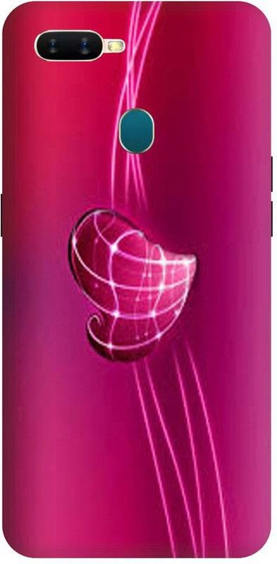 Shivay Mobicase Back Cover for OPPO A7  (Pink, Grip Case, Silicon, Pack of: 1)