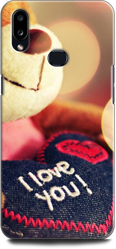Afterglow Back Cover for SAMSUNG Galaxy A10s TEDDY BEAR, LOVE, CUTE, I LOVE YOU, CUTE TEDDY, MISS YOU  (Multicolor, Shock Proof, Pack of: 1)