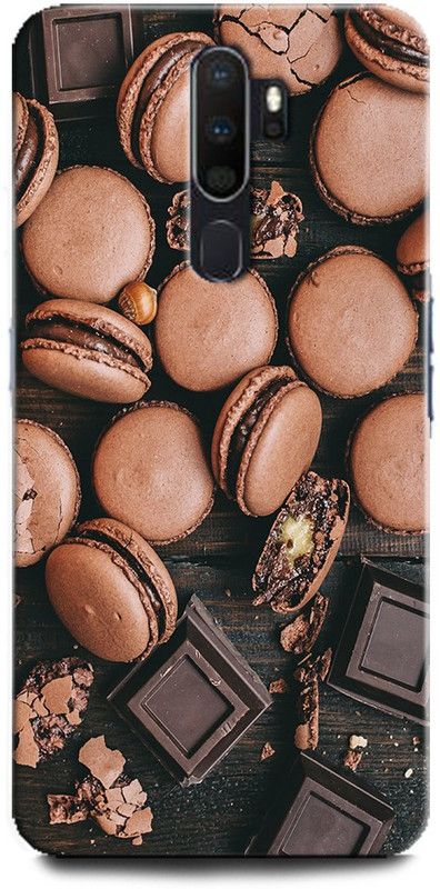 INDICRAFT Back Cover for Oppo A9 2020 / CPH1937 CHOCOLATE, COOKIES, DORACAKE, CHOCO  (Multicolor, Hard Case, Pack of: 1)