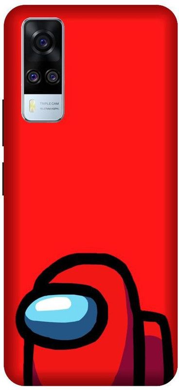 URCHIN Back Cover for VIVO Y51  (Red, Shock Proof, Pack of: 1)