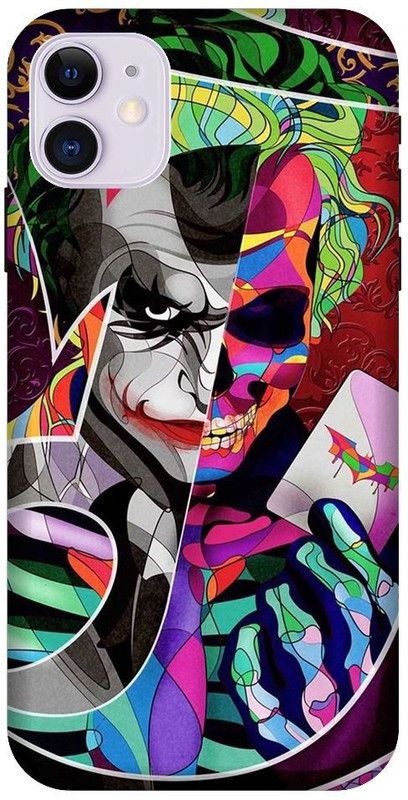 BYXIS Back Cover for iphone 11 Joker, Batman, Heath ledger joker  (Multicolor, Shock Proof, Pack of: 1)