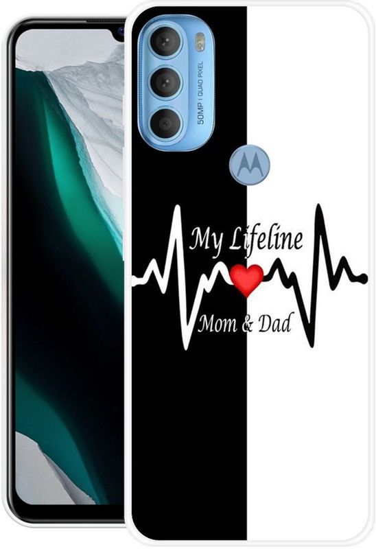 Looy Back Cover for Moto G71 5G  (White, Flexible, Silicon, Pack of: 1)