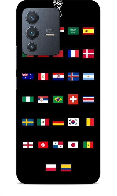 Covermania Back Cover for Vivo V23 5G  (Multicolor)