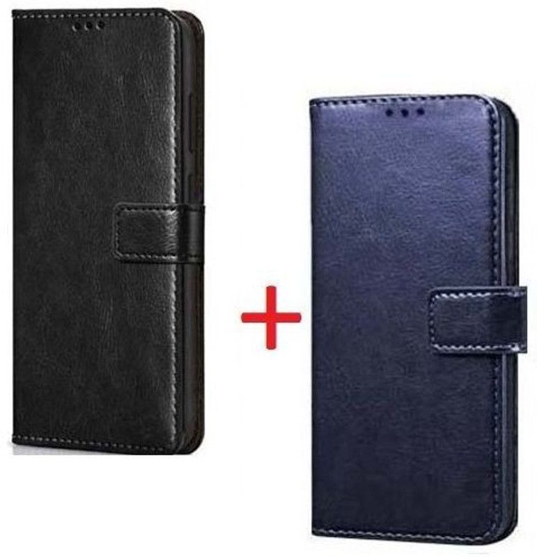 RharanxyN Flip Cover for Motorola g82 5G back glass  (Blue, Black, Magnetic Case, Pack of: 1)