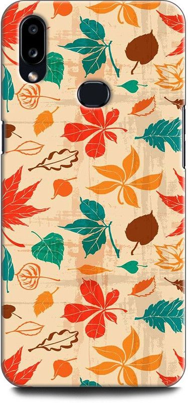 Afterglow Back Cover for SAMSUNG Galaxy A10s NATURE, FALL LEAVES, AUTUMN, ART, TEAL  (Multicolor, Shock Proof, Pack of: 1)