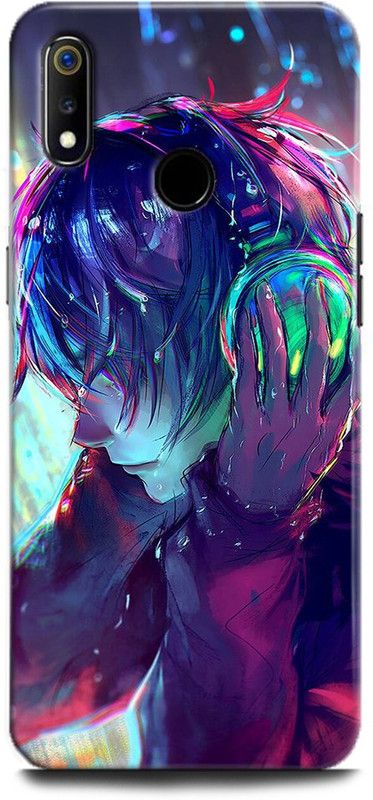 Afterglow Back Cover for Realme 3i MUSIC, IPHONE, APPLE, CARDS, MUSIC IS LOVE, MUSIC LOVE, HEADPHONES  (Multicolor, Shock Proof, Pack of: 1)