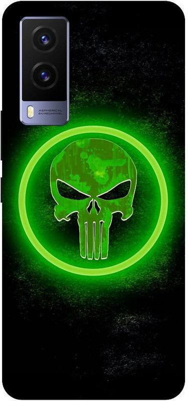 BYXIS Back Cover for Vivo V21E Punisher, Punisher logo, Skull, Ghost  (Multicolor, Shock Proof, Pack of: 1)