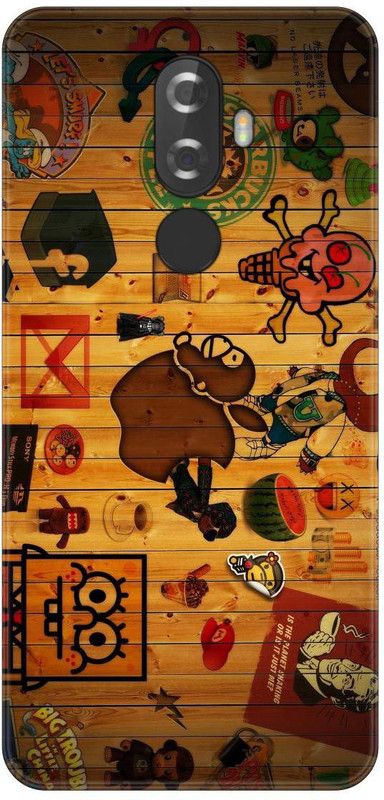 Smutty Back Cover for Lenovo K8 Plus - Graffiti Print  (Multicolor, Hard Case, Pack of: 1)