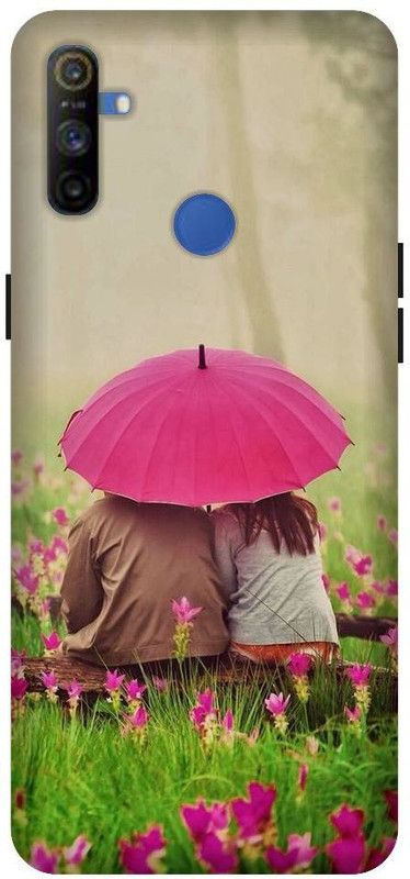 SSMORYA Back Cover for Realme Narzo 20A, Pink, Love Printed Back Cover  (Multicolor, Hard Case)