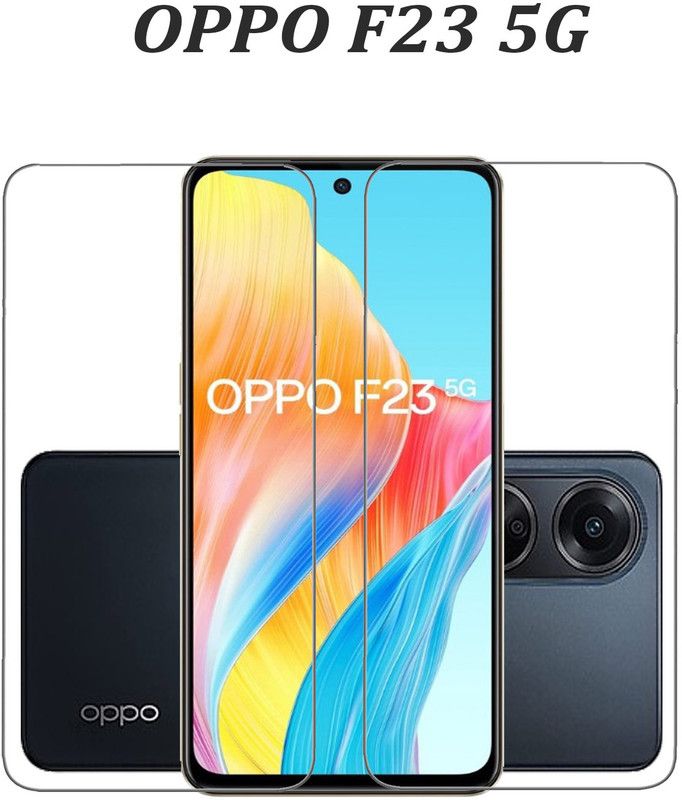 SNMART Tempered Glass Guard for OPPO F23 5G  (Pack of 2)