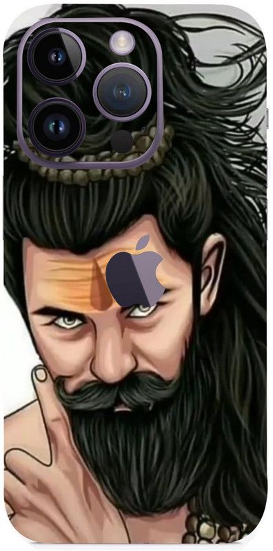 AsSkin Apple iPhone 14 pro max, iphone 14 pro max, Apple Iphone Mobile Skin  (Ultra Super Aghori With High Matte Finish.Skin..)
