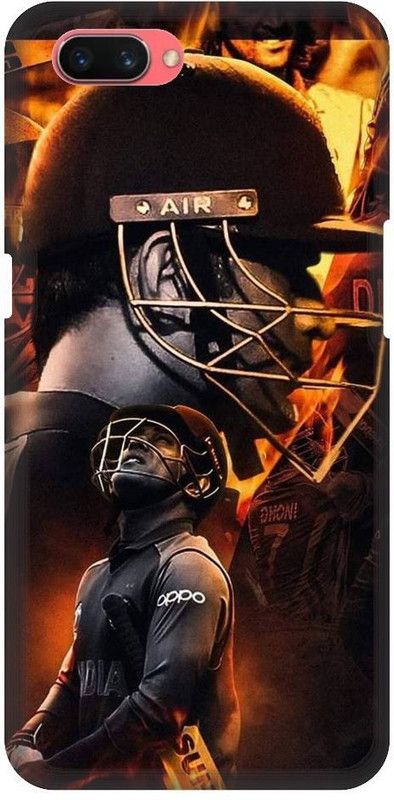 URCHIN Back Cover for Realme C1 MS Dhoni, Dhoni, CSK, Dhoni, Mahi, Cricket  (Multicolor, Shock Proof, Pack of: 1)