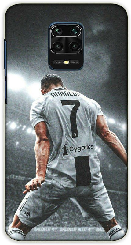 iprinto Back Cover for Redmi Note 10 Lite, Mi Redmi Note 9 Pro Ronaldo 7 Back Cover  (White, Hard Case, Pack of: 1)