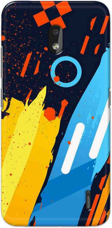 NDCOM Back Cover for Nokia 2.2 Abstrac Pattern Printed  (Multicolor, Hard Case, Pack of: 1)
