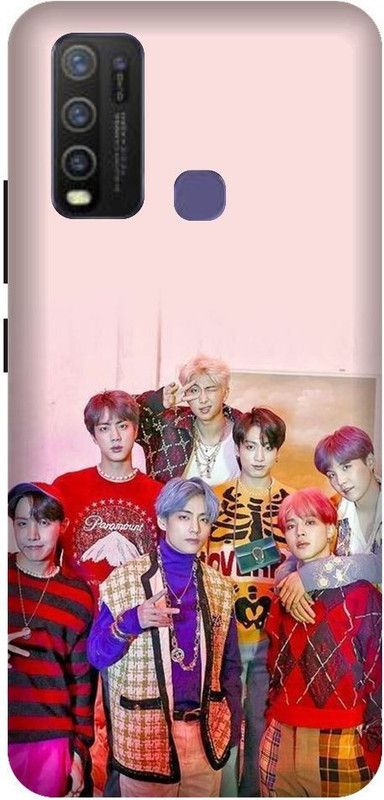 Vinsmoke Back Cover for Vivo Y30 BTS, BTS Logo, BTS Army, Bangtan, Kpop  (Multicolor, Shock Proof, Pack of: 1)